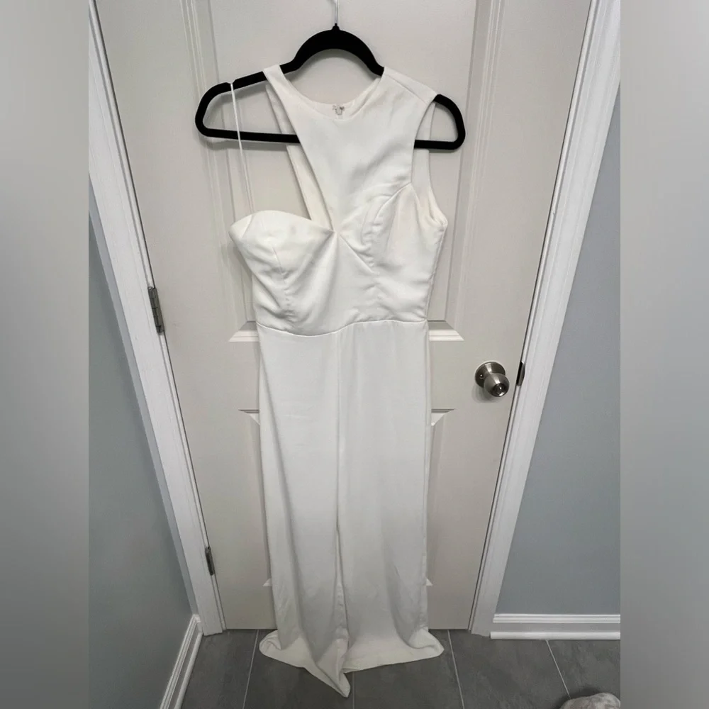 Amanda Uprichard Ivory Jumpsuit, Medium - Picture 5 of 6